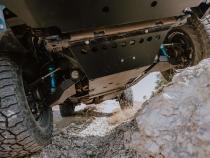 2014-Present 4Runner Front Skid Plate Aluminum/Powdercoat Cali Raised LED
