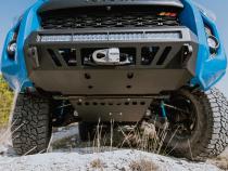 2014-Present 4Runner Front Skid Plate Aluminum/Raw Cali Raised LED