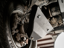 2014-Present 4Runner Fuel Tank Skid Plate Aluminum/Raw Cali Raised LED