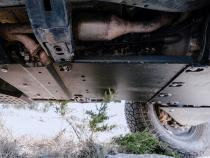 2014-Present 4Runner Transmission Skid Plate Aluminum/Powdercoat Cali Raised LED