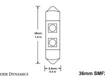 36mm SMF2 LED Bulb Warm White Single Diode Dynamics