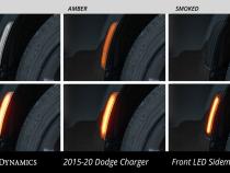 LED Sidemarkers for 2015-2021 Dodge Charger, Clear (set)
