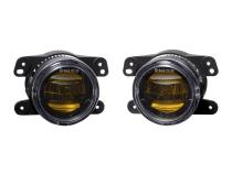 Elite Series Fog Lamps for 2011-2014 Dodge Charger Pair Yellow 3000K Diode Dynamics