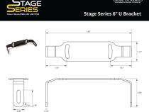 Stage Series 6 Inch U Bracket Single Diode Dynamics