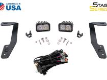 SS3 LED Ditch Light Kit for 2018-2021 Subaru Crosstrek, Sport Yellow Combo Diode Dynamics