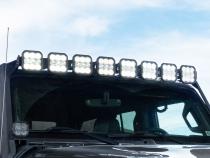 Stage Series Windshield Bracket Kit for 2018-Present Jeep Wrangler JL Diode Dynamics