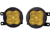 SS3 LED Fog Light Kit for 2015-2017 Ford Mustang Yellow SAE Fog Pro w/ Backlight Diode Dynamics