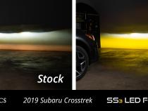 SS3 LED Fog Light Kit for 2016-2021 Subaru Crosstrek Yellow SAE Fog Pro w/ Backlight Diode Dynamics