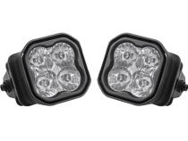 SS3 LED Fog Light Kit for 2017-2021 Ford Super Duty Yellow SAE Fog Sport w/ Backlight Diode Dynamics