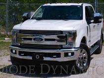 SS3 LED Fog Light Kit for 2017-2021 Ford Super Duty Yellow SAE Fog Max w/ Backlight Diode Dynamics