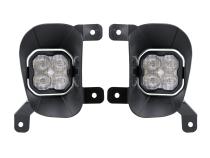 SS3 LED Fog Light Kit for 2019-2021 Ram 1500 Classic White SAE Fog Pro w/ Backlight Diode Dynamics