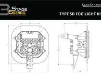 SS3 Max Type SD Kit ABL White SAE Fog Diode Dynamics