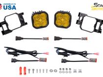 SS3 LED Fog Light Kit for 2008-2009 Subaru Legacy White SAE Fog Sport w/ Backlight Diode Dynamics