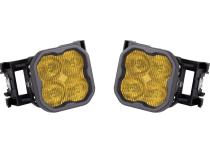 SS3 LED Fog Light Kit for 2011-2014 Subaru WRX/STi Yellow SAE Fog Max w/ Backlight Diode Dynamics