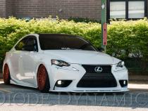 SS3 LED Fog Light Kit for 2012-2014 Lexus IS250C A/T Convertible, White SAE Fog Sport with Backlight
