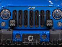 Jeep JK SS5 CrossLink Bumper Lightbar Kit Pro Driving Diode Dynamics