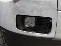 SS3 LED Fog Light Kit for 2007-2013 Chevrolet Avalanche Z71, Yellow SAE Fog Max with Backlight Diode Dynamics