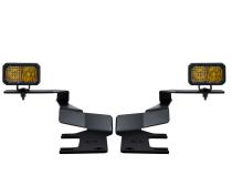 Stage Series Ditch Light Kit for 2017-2022 Ford Super Duty, C2 Pro Yellow Combo Diode Dynamics