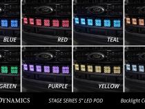 SS5 6-Pod CrossLink Grille Lightbar Kit for 2020-2022 Super Duty, Pro Yellow Combo Diode Dynamics