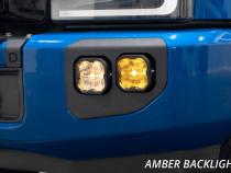 SS3 LED Fog Pocket Kit for 2020-2022 Ford Super Duty, Yellow Sport Diode Dynamics