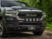 SS5 Grille CrossLink Lightbar Kit for 2019-Present Ram, Pro Yellow Combo Diode Dynamics
