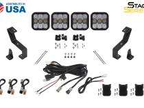 SS5 Grille CrossLink Lightbar Kit for 2019-Present Ram, Pro Yellow Combo Diode Dynamics