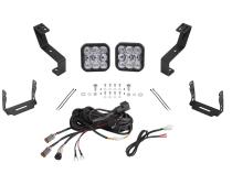 SS5 Bumper LED Pod Light Kit for 2019-Present Ram, Pro White Combo Diode Dynamics