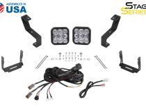 SS5 Bumper LED Pod Light Kit for 2019-Present Ram, Pro White Combo Diode Dynamics