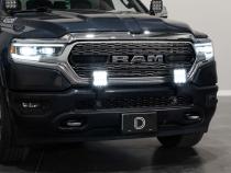 SS5 Bumper LED Pod Light Kit for 2019-Present Ram, Pro Yellow Combo Diode Dynamics