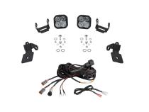 20-Present Polaris RZR A-Pillar LED Pod Kit, SS3 Sport White Combo Diode Dynamics