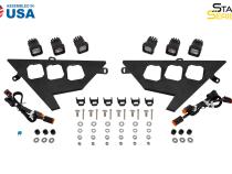20-Present Polaris RZR C1 Headlight Mounting Bracket Kit (Pair) Diode Dynamics
