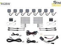 Stage Series SXS Rock Light Installer Kit, RGBW M8 (8-pack)