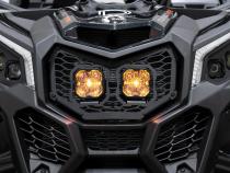 Stage Series LED Grille Kit for 2017-2024 Can-Am Maverick X3 Sport Yellow Combo Diode Dynamics
