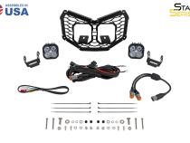 Stage Series LED Grille Kit for 2017-2024 Can-Am Maverick X3 Sport Yellow Combo Diode Dynamics