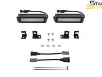 SS6 LED Fog Light Kit for 2024-Present Toyota Tacoma, White Wide Diode Dynamics