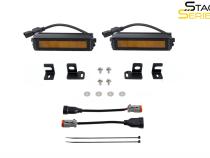SS6 LED Fog Light Kit for 2024-Present Toyota Tacoma, White Wide Diode Dynamics