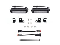SS6 LED Fog Light Kit for 2024-Present Toyota Tacoma, White Wide Diode Dynamics