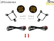 SS3 SAE/DOT Type Y Fog Light Kit Cool White (6000K) Pro (36 watts) White SAE Fog Diode Dynamics