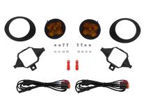 SS3 SAE/DOT Type TS Fog Light Kit Yellow (3000K) Max (38.5 watts) Yellow SAE Fog Diode Dynamics