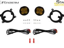 SS3 SAE/DOT Type Rav4 Fog Light Kit Cool White (6000K) Pro (36 watts) White SAE Fog Diode Dynamics
