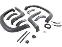Traditional Pocket Fender Flares Gloss Black Chevy Silverado 1500 (19-23) Rough Country
