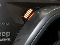 2018-2023 Jeep JL Wrangler LED Fender Lights Pair, Smoke Form Lighting