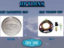 68-77 A-Body Aluminum Radiator Automatic Dual 14 Inch Fan Kit Cold Case Radiators