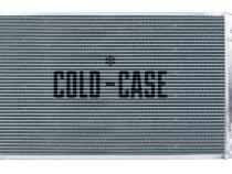 77-87 Chevy/GMC Pickup Truck 21 Inch Aluminum Radiator AT and 12 Inch Fan Kit Cold Case Radiators