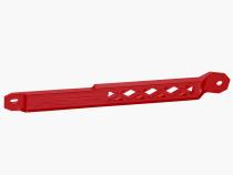 2020-2024 Chevrolet/GMC L5P Duramax Billet Driver Battery Hold Down Bracket Flag Red HSP Diesel