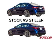 Infiniti Q50 Rear Diffuser Unpainted For 18-21 Infiniti Q50 Stillen