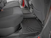 Floor Mats Front Row  and Rear Row CrewMax Toyota Tundra 2WD/4WD (22-23) Rough Country