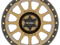 Aluminum Wheels 20x10 NV MR305 Bolt Pattern 6 On 135 Offset -18 Lip Size 2.05 Method Bronze BRZ Black Street Loc Method