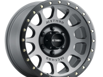 Aluminum Wheels 17x8.5 NV MR305 Bolt Pattern 6 On 135 Offset 0 Lip Size 1.3 Titanium TT Matte Black Lip Method