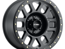 Aluminum Wheels 17x8.5 Grid MR309 Bolt Pattern 6 On 135 Offset 0 Lip Size 1.61 Titanium GY Black Street Loc Method